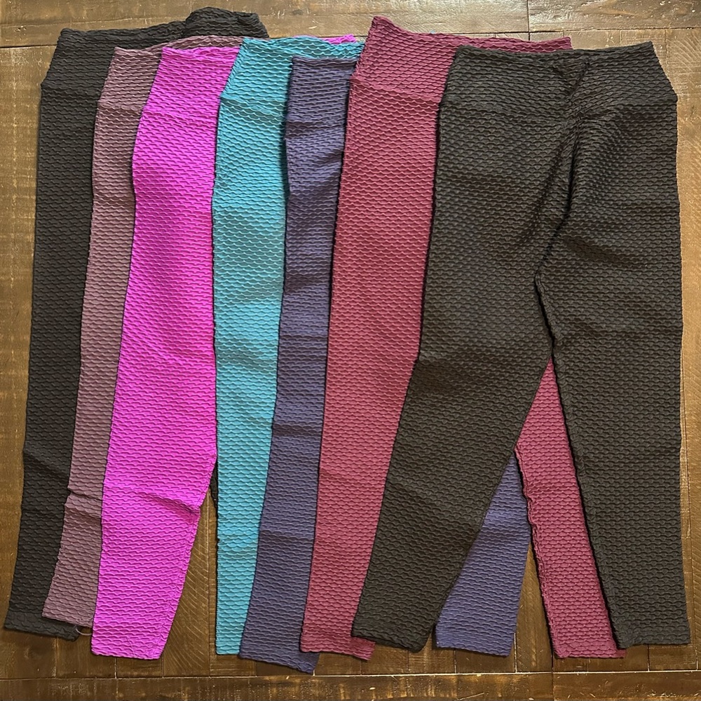 (7 Pairs) Booty by Brabants women’s leggings. Various colors.  Size: One size. - Picture 2 of 2